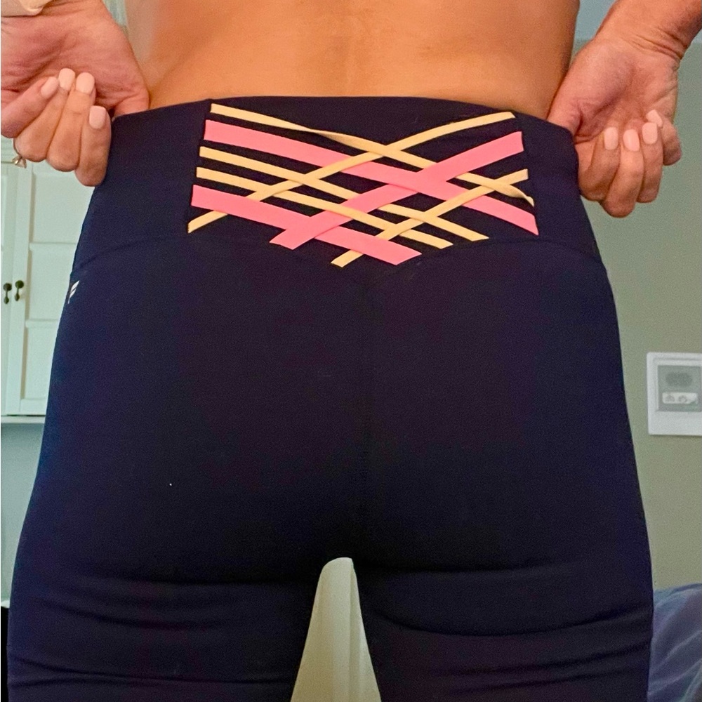 Fabletics, navy shorts